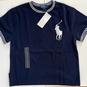 Boys Dark Blue Ralph Lauren Polo